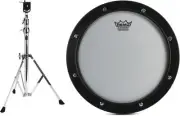 Ahead Practice Pad Stand - 8mm Thread + Remo RT-0008-SN- Value Bundle