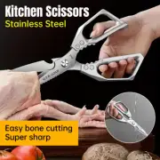 Stainless Steel Poultry Scissors Chicken Bone Cutter Kitchen Heavy Duty MeatTool