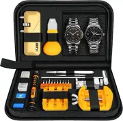 【2024 New】Watch Repair Tool Kit Battery Replacement & Strap Adjustment Wrench...