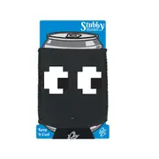 Pixel Eyes - Funny Novelty Stubby Holder With Base