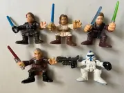 Star Wars Galactic Heroes Figures Anakin Skywalker Obi Wan Count Dooku Capt Rex