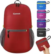 Gonex Ultralight Handy Travel Backpack,Water Resistant Packable Backpack Hiking Daypack Lightweight Foldable Camping Outdoor Travel Cycling School Backpacking 20 Liters 8 Color Choices