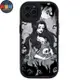 女孩和骷髅頭圖案手機殼「機蛋殼」保護殼 軟殼 TPU殼 iPhone手機殼 iPhone 14 Pro 外殼
