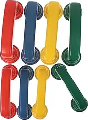 LRXIYODE 8pcs Simulation Handset Toy for Kids Plastic Realistic Kids Phone Handset Classroom Enhance Language Development