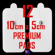 HiDow PainPod TENS EMS ELECTRODE PADS - LARGE PREMIUM 10cm x 5cm x 12 PADS ⭐⭐⭐⭐⭐