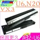 ASUS A32-U6 電池 華碩 N20,N20A A32-U6,90-NFD2B1000T,U6A,U6B 90-NFD2B2000T系列-黑