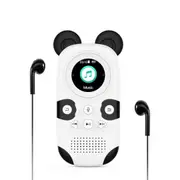 MP3 Player 16GB Panda Portable Music Bluetooth 5.0 Speaker FM Radio Voice Recorder Alarm Clock Stopwatch Pedometer 128GB Audio Gadget