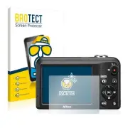 Nikon Coolpix A10 , 2 x BROTECT® Matte Screen Protector, anti-glare, hard-coated