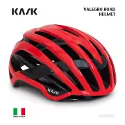 Kask VALEGRO Road Cycling Helmet : GLOSS RED