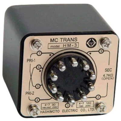 MC Cartridge Step up input Transformer. HM-3 Hashimoto (Reprint of Sansui)