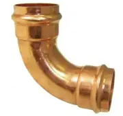 Lot of (4) APOLLO PROPRESS 90° ELBOW COPPER 1-1/2" X 1-1/2"