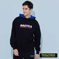 在飛比找Yahoo奇摩購物中心優惠-Nautica 男裝 COMPETITION假兩件長袖連帽T