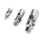 3PCS Socket Adapters Rotatable Joint Set For Power Drill Ratchet Wrench.