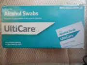UltiCare Sterile Alcohol Swabs-Ultra Thick & Soft-pack of 100-Exp:Nov. 2022