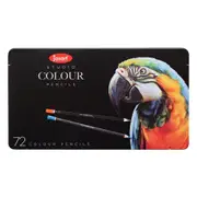 72pc Jasart Studio Art/Craft Tin Colour Pencil Set Sketching/Drawing Non-Toxic