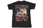 Led Zeppelin | Official Band T-Shirt | Stars N' Stripes USA '77.