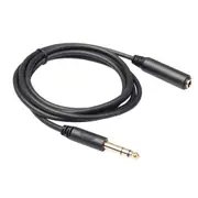 6.35Mm Headphone Extension Cable Trs 1 / 4' Male To Female Stereo Electric Instrument Parts Accessories Headphone Accessories