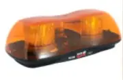 BRITAX BF620-00 LED Minibar Flashing Beacon Strobe Amber Light Amber Lens