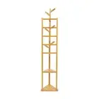 Clothes Coat Rack Garment Stand Shelf Wooden Tree Hanger Bag Hat Hook Holder