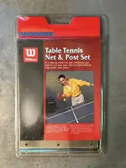Wilson Table Tennis Net & Post Set Performance Ping Pong 5’ 6” New