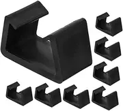 TOBBOMEY 8pcs Chair Fasteners Outdoor Cushion Fasteners Furniture Clamps Outdoor Furniture Clips for Wicker Sectional Chair Connector Clips Sturdy Locking Clip Sectional Couch Connectors