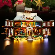 LED Light Kit for Lego 21330 Home Alone House Model Building Upgrade Version