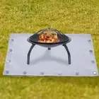 Fireproof Mat Fire Pit Mat Reusable Sturdy Grilling Mat Fire Blanket Fireproof