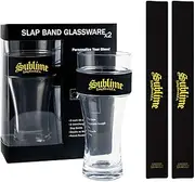 SLAP BAND GLASSWARE - SUBLIME W/ BLACK & YELLOW LOGO