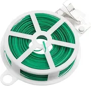 Ties Tree Tools Gardening Tie Plant Wire Cable Bonsai Wire Thread Clip Tie Roll Coated Ties Garderning Tool Green Steel Wire Soft Tie Wire Bonsai Tree Bonsai