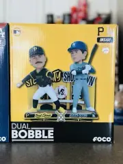 Shohei Ohtani & Paul Skenes Dodgers & Pirates Steel City Sho Down Bobblehead NEW