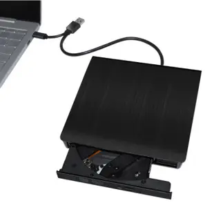 髮絲紋外接式DVD燒錄機 USB/TYPE-C雙接口 DVD RW 8X MAC WIN11 筆電桌機適用 光碟機