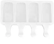 Multi Grid Silicone Ice Bar Mold, Homemade Popsicle Molds Shapes, Heat Resistant Ice Cream Making Mold, Food Grade Reusable Popsicle Molds, Kitchen DIY Tool for Home, Kitchen, Refrigerator(#2)