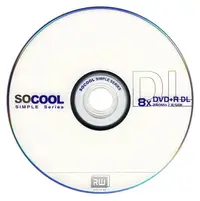 在飛比找樂天市場購物網優惠-【文具通】SOCOOL DVD+R 8X 8.5GB 50片