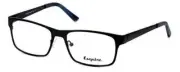 Esquire Designer Titanium Reading Glasses&Hard Case EQ8651 Black Metal 54mm+1.25