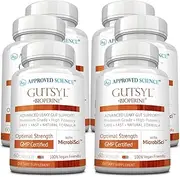 Approved Science® Gutsyl- Leaky Gut Supplement- Protect GI Tract with Aloe Vera, Marshmallow Root, Licorice, and Slippery Elm- Contains Prebiotic and BioPerine- 6 Month Supply- 100% Vegan
