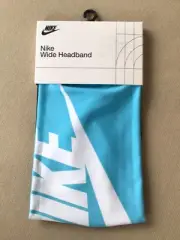 Brand New With Tags - Nike Dri Fit Wide Headband - Light Blue