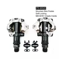 在飛比找蝦皮購物優惠-SHIMANO PD-M520 登山車踏板 卡踏 內附 SH