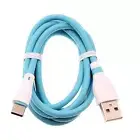 For Galaxy S20/S21/S23/FE Blue 4ft USB-C Cable Charger Cord Power Wire Type-C