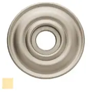 Baldwin 5148031 Estate Solid Brass Rosette Pair