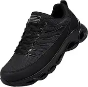 [LARNMERN] Work Shoes Men's Safety Shoes Cushioning Comfort Steel Toe Cap Work Trainers Fashion Breathable Lightweight Protective Shoes