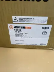 Wolverine Brass 80748 1/2 HP Sump Pump