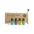 Natch Travel Kit 4 Toothpaste Natural IN Tablets + Toothbrush IN Bamboo