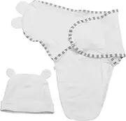 ZUNOXAZ 2Pcs Newborn Swaddle Wrap Cloth Breathable Swaddle for and Easy to Sack for Newborns