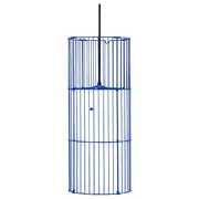 SOLVINDEN pendant lamp, blue, 48 cm