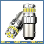 BAY15D 1157 LED 7507 White Reverse Backup Turn Signal Parking Light Bulbs (for: Honda Civic)