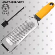 Stainless Steel Cheese & Citrus Zester - Premium Lemon Grater Kitchen Tool New