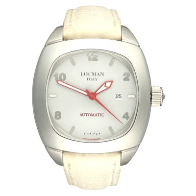 LOCMAN 1970 Swiss Automatic Movement Sapphire Men's Watch Gray W/R 5 ATM 47mm