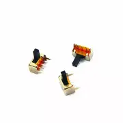 10PCS Panel PCB 3 Pin 2 Position SPDT Slide Switch Side Knob 0.5A SK12D01-VG6
