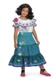 Disney Encanto Kids Mirabel Light-Up Costume Dress Medium