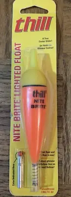Thill Night Brite Lighted Float 5” Red. LF101-BRAND NEW-SHIPS N 24 HOURS